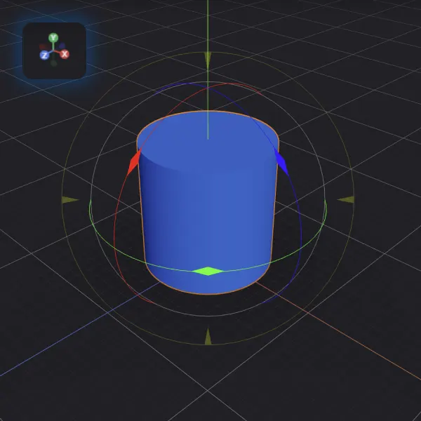 Transformaciones con Gizmos 3D