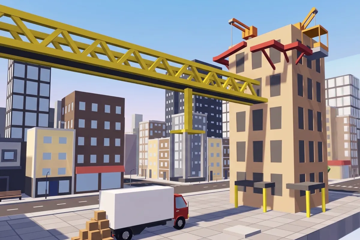 Ciudad en obras, proyecto de GameStudio