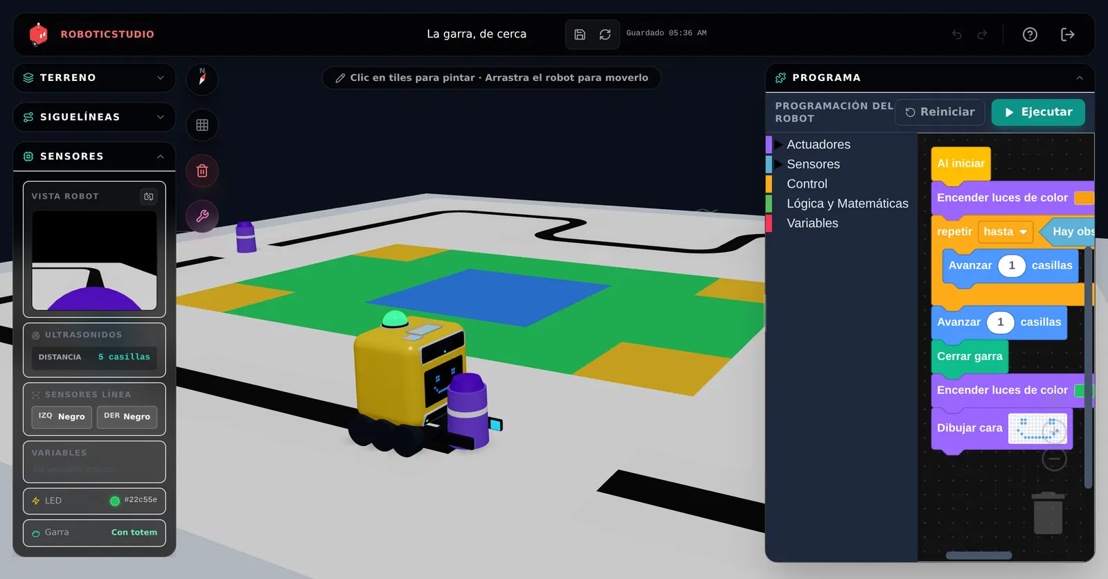 Captura de RoboticStudio