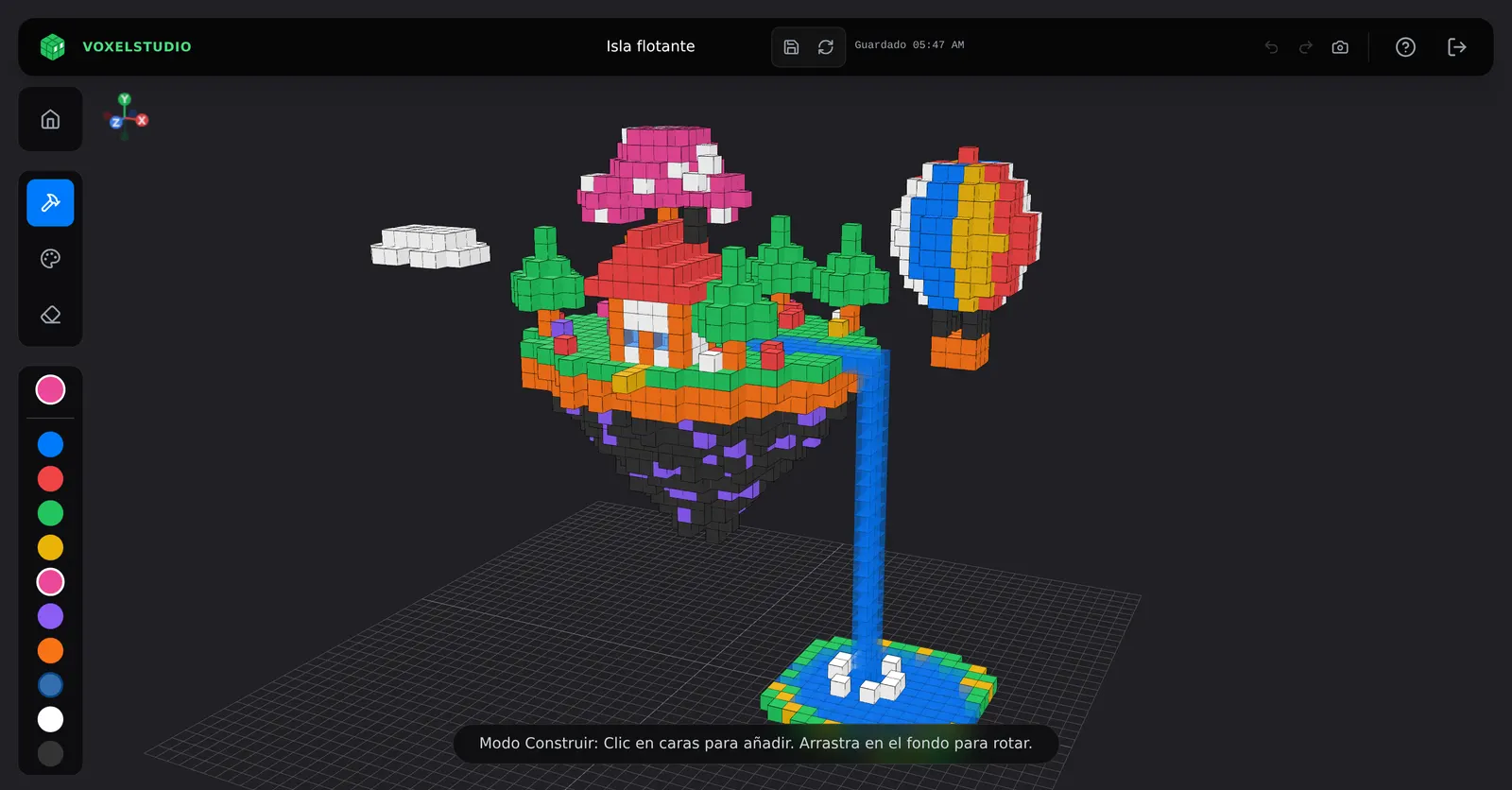 Captura de VoxelStudio
